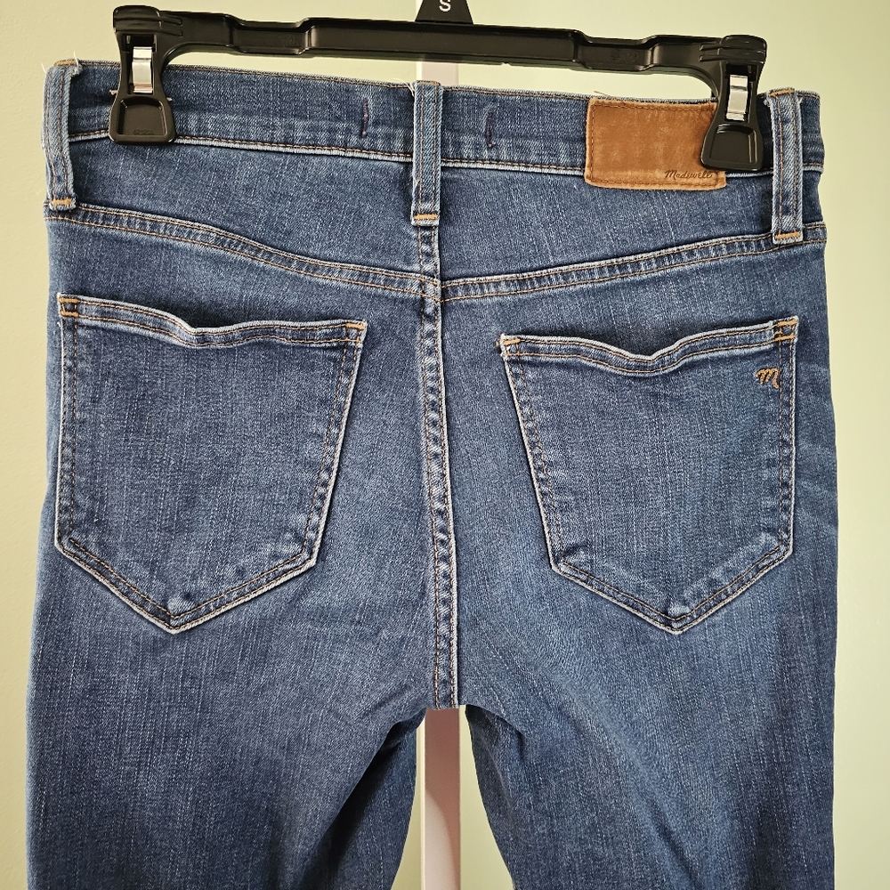 Madewell Roadtripper Mid Rise Skinny Jean Medium Wash Size 26‎ - Picture 6 of 11